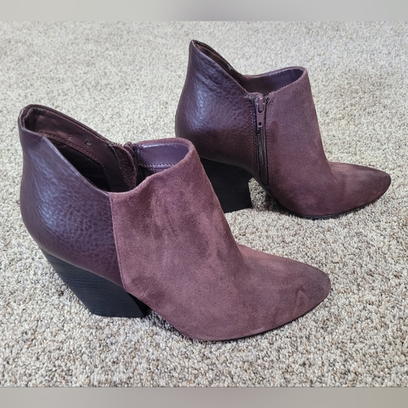 Crown Vintage Leather Suede ankle boots - Picture 1 of 6